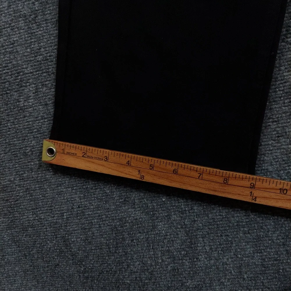 Volcom V Kinkade Jeans Mens 36x32 Black Regular Straight Stretch Denim A1902691